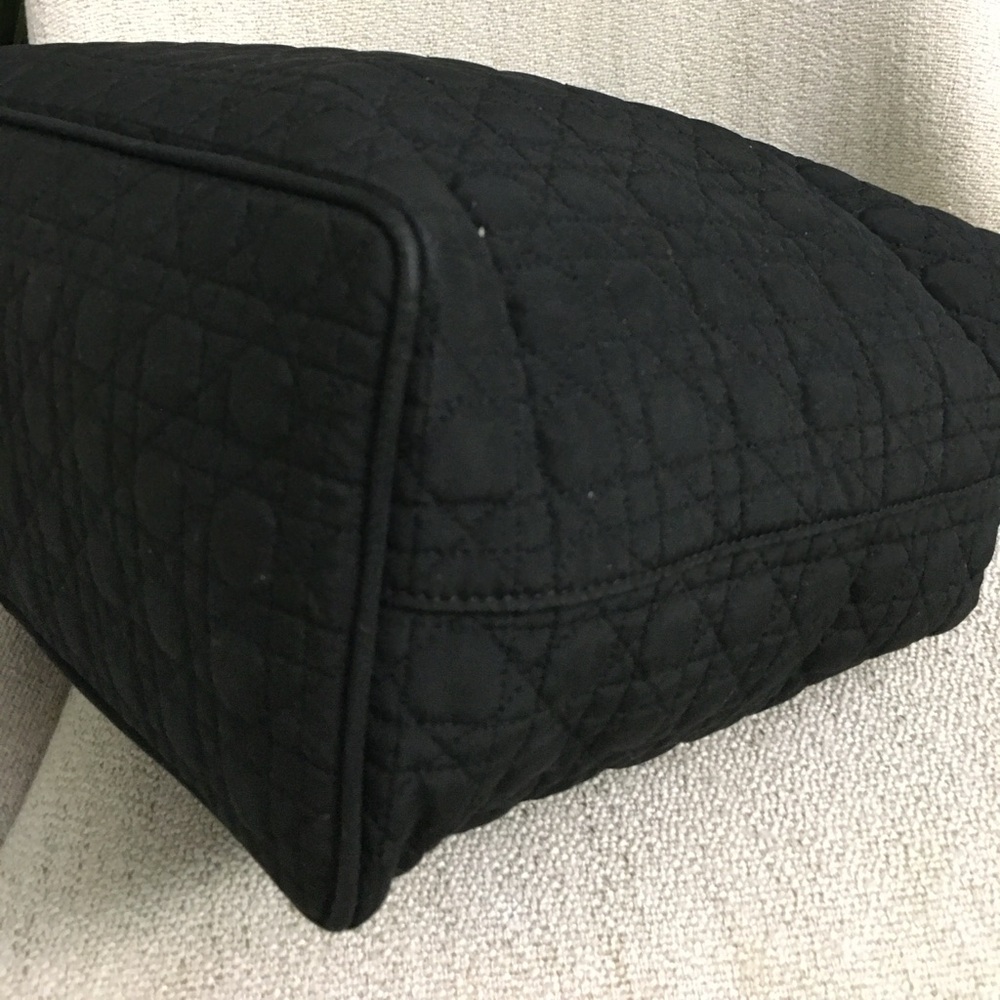 Christian Dior Lady Dior Canage Handbag black canvas - Picture 12 of 16